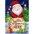 thumbnail image 3 of Briarwood Lane Santa Stop Here Christmas Double-Sided House Flag, 3 of 4