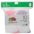 thumbnail image 3 of Fruit of the Loom Cushion Ankle Socks for Women, White Assorted (10-Pack), 3 of 5