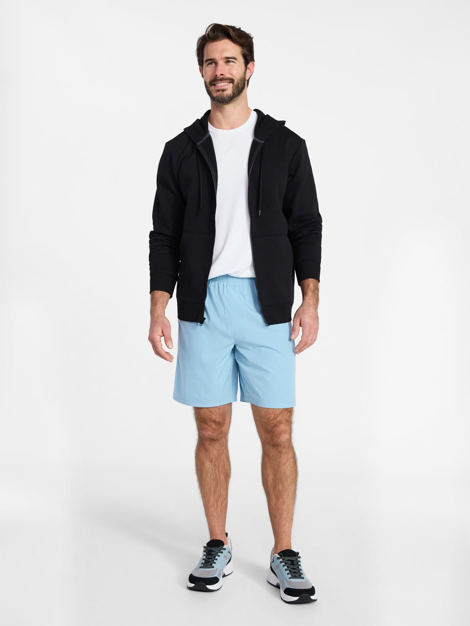 Athletic Works Men's and Big Men's Woven Running Shorts, 6" and 8" Inseams, Sizes XS-5XL