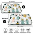 thumbnail image 3 of Daiia Colorful Insects Windshield Sun Shade for Car SUV Truck (Medium ), Car Sun Shade Windshield, Car Shades for Front Windows, Sunshade for Car Windshield, 3 of 7