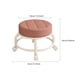 thumbnail image 3 of Taburete Bajo De Polea Para El Hogar Taburete bajo de polea para el hogar con ruedas, taburete para caminar para niños, asiento suave (café), 3 of 6
