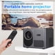 thumbnail image 2 of Mini proyector portátil para el hogar, proyector pequeño para teléfono, proyector de vídeo 1080 de alta definición con enchufe estadounidense, 2 of 7
