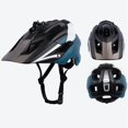 thumbnail image 2 of Casco De Bicicleta De Montaña Para Adultos Casco De Bicicleta De Montaña Con Luz Trasera De Seguridad Casco De Bicicleta Casco De Ciclismo Con Montura De Cámara Y Visera Desmontable Yuarrent OD015659-01, 2 of 6