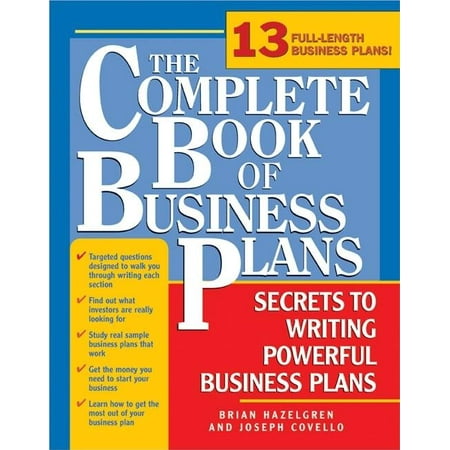 Complete Book of Business Plans, The