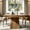Brown, variant on Fnova 31.5" Square Farmhouse Dining Table, Wood Coffee Table for 4 People, Modern Kitchen Table for Dining Room, Black (Chairs Not Included)