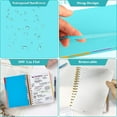 thumbnail image 3 of YWC-Spiral Notebook, Notebooks College Ruled with Removable Dividers, 300 Pages 100GSM Thick Spiral Writing Journal for Work, School, 3 of 4
