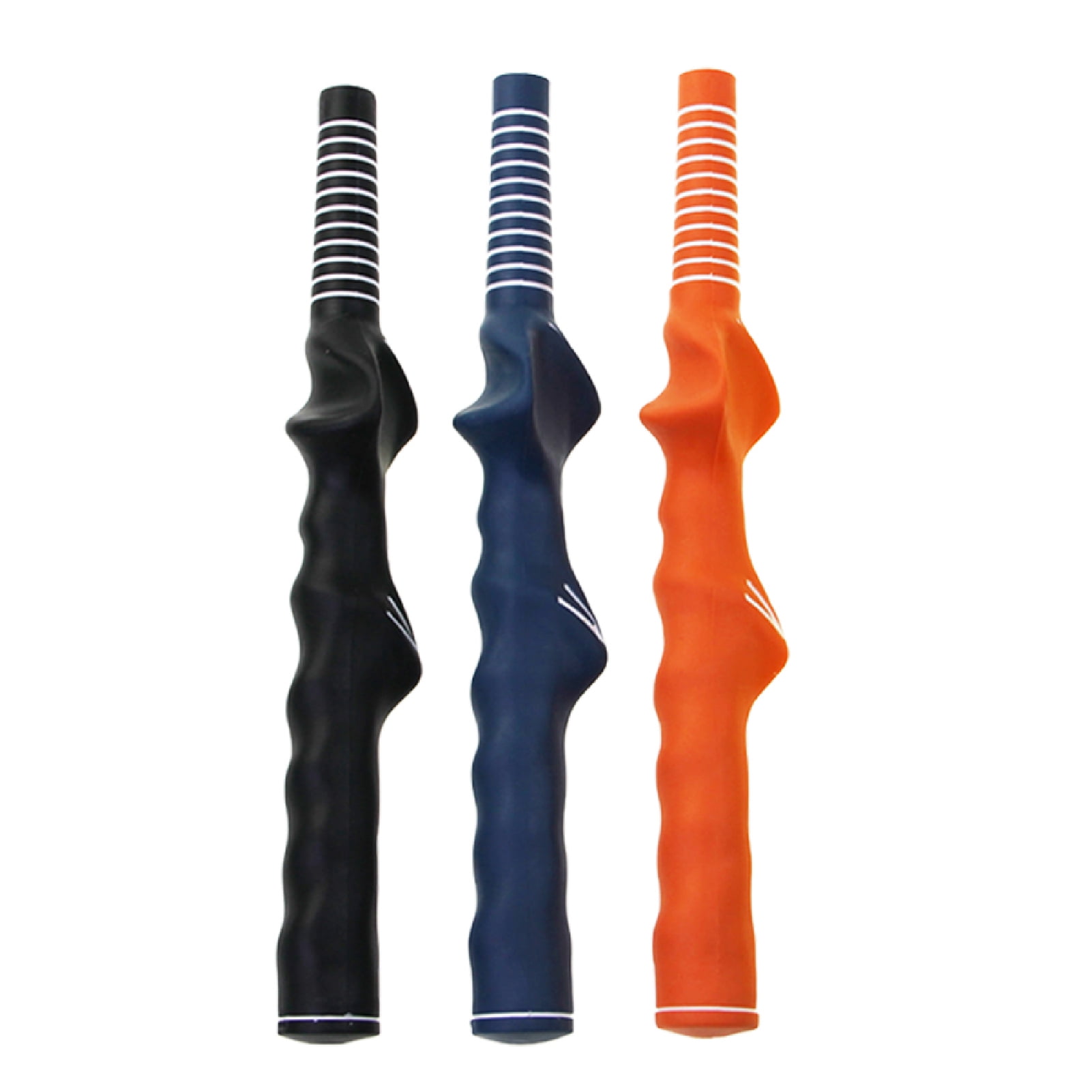 Opolski Golf Training Handle Beginner-friendly Anti-slip Professional Replacement Golf Club Grip Right Hand Training Handle for Practice Black