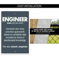 thumbnail image 2 of Warning Avoid SERIOUS Injury Sign Warning Safety | Indoor/Outdoor | 12" Tall Sign, 2 of 4