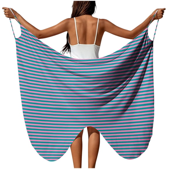 Daiosportswear Butterfly Cover Up for Women Beach Sarong Wraps Spaghetti Strap Wrap Dress Lightweight Sarong Coverups,Cover-Up for Women Blue L(L)