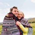 thumbnail image 4 of LHSHID 60th Birthday Gifts for Women 60th Birthday Gift Ideas Blanket Gifts Ideas for 60th Birthday Birthday Gifts for 60 Year Old Woman 60th Birthday Party Decor Gifts for Mom Wife 30x40in, 4 of 5
