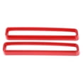 thumbnail image 3 of 2 Pcs Front Grille Cover Trim Car Adaptations Replacement for Dodge Challenger 2015‑2021Red, 3 of 14