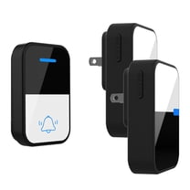 Wireless Doorbell Kit, 36 Melodies, 6 Volume Levels, 150M Range, Plug-in Receiver, Easy Installation, Weatherproof, Adjustable Volume, Home, Office, Long Battery Life