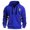 Blue, variant on LUOGENLI Hoodies for Men Zip up Navy Blue Men's Casual Hoodies Sweatshirts Loose Fit Pullover Streetwear Autumn Winter Warm Jacket with Print Design for Daily Wear Blue Size XXXL