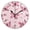 Black, variant on YAZAOO Decorative Wall Clock Size:25cm Fluttering Love Design Pattern Clock