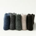 thumbnail image 4 of Monebena 5 Pairs Men Socks Super Thick Thermal Hiking Winter Warm Boot Heavy Soft Cozy Socks for Men & Women M01, 4 of 13