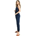thumbnail image 3 of Ambiance Women's Juniors Casual Lounge Jogger Jumpsuit (Navy Blue, Medium), 3 of 4