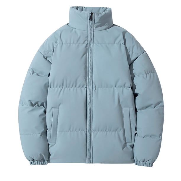 Men's Down Jacket Warm Cotton Clothing Loose Coat Bread Suit Thickening Warm Coat XL
