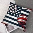 thumbnail image 7 of nygtbtfer and Outdoor Pillow Covers Set of 2, DecorativeThrow Pillow Case, Red Blue White American Flag Linen Soft Cozy Cushion Pillowcases, 7 of 7