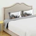 thumbnail image 3 of Yayeee Pillowcase Standard Size Set of 2 Satin Wrinkle Resistant Pillow Case, Moon House, 3 of 7