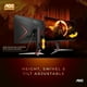 thumbnail image 6 of 27-Inch Curved Frameless Ultra-Fast Gaming Monitor - FHD 1080P, 0.5ms Response Time, 240Hz, FreeSync, HDMI/DP/VGA , Adjustable, Black, 6 of 9