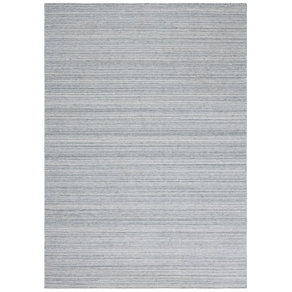 SAFAVIEH Kilim Cemal Striped Polyester Area Rug, Dark Grey, 4' x 6'