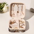 thumbnail image 6 of Deer Travel Portable Jewelry Organizer Box for Rings, Earrings, Necklaces, Bracelets, and More - Suitable for Girls and Women, 6 of 6