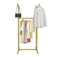 thumbnail image 2 of Golden 4-Head hanger，Clothes Rack, Garment Rack, Freestanding Clothes Rack, 2 of 13