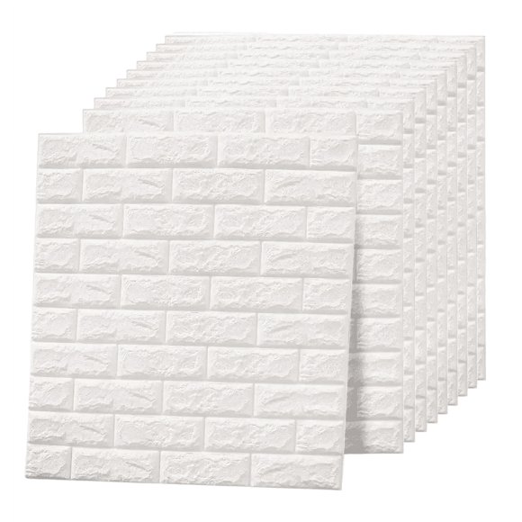Papel Tapiz Autoadherible Ladrillo Espuma Grande 10pcs Malubero  Papel Tapiz