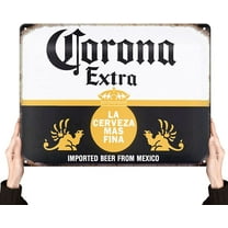 Corona Beer Signs | Man Cave Decor | Bar Vintage Metal Tin Signs | Garage Retro Home decor | Wall Poster Funny Cool Things Stuff For House Shop Room Coffee 12x16 Inch
