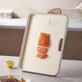 thumbnail image 4 of Multifunctional Double-Sided Cutting Board Non-Slip Kitchen Chopping Board with Grinding Area,Beige PE/PP Material,Various Sizes for Fruits and Vegetables, 4 of 8