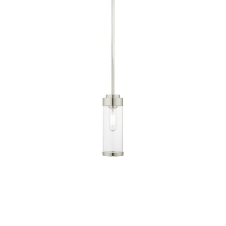 

Livex Lighting 40470 Hillcrest 1 Light 5 Wide Mini Pendant - Chrome