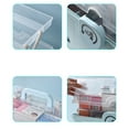 thumbnail image 3 of Portable Medicine Storage Box With Multiple Layers - Large Capacity Household First Aid Kit Organizer With Clear Lid, Lockable Design - For Home, Travel, Emergency Use, Blue, 3 of 6