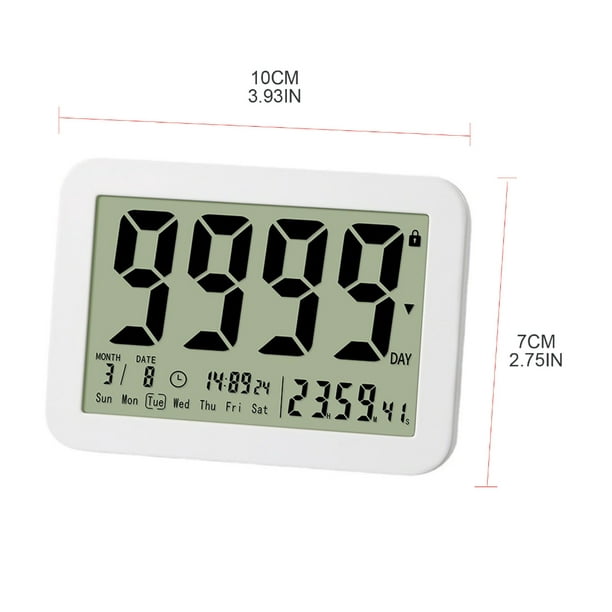 Large Electronic Countdown Digital Timers 9999-Days Count Down Clock Classroom Timer Retirement - Walmart.com