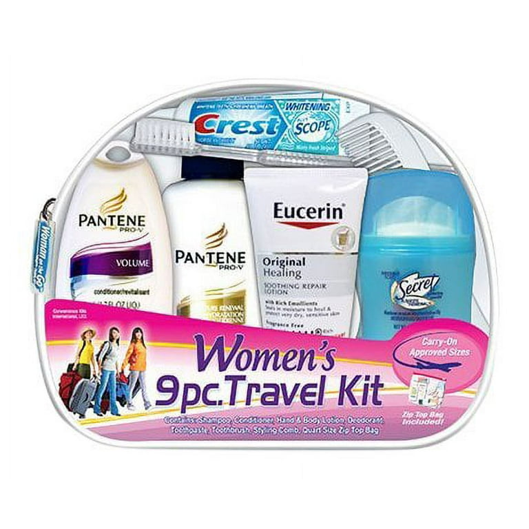 Women’s Deluxe 10 pc Travel Kit featuring Tresemme