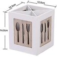 thumbnail image 2 of KAIYANG Soporte de madera para secar cubiertos, escurridor de cubiertos, soporte para vajilla, organizador de almacenamiento de cocina con tenedor de mesa, 2 of 5