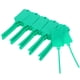 thumbnail image 3 of 100 etiquetas de plástico en blanco, reutilizables, para colgar, para llaves, almacenamiento, impermeables, para escribir, color verde, 3 of 8