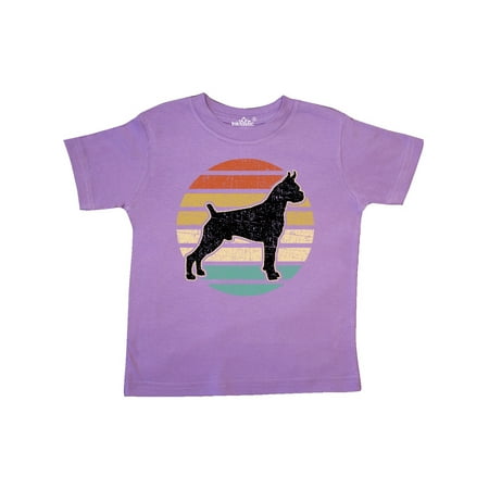 

Inktastic Boxer Dog Vintage Silhouette Gift Toddler Boy or Toddler Girl T-Shirt