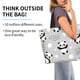 thumbnail image 2 of Balery Pandas Bolsa Tote Estilo Estético con Cremalleras, Bolsa de Hombro, Bolsa de Compras Grande y Plegable, 2 of 7