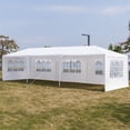 thumbnail image 6 of Dawot Topaz 10ft x 30ft White Outdoor Canopy, 5 Removable Sidewalls and Heavy Duty, 6 of 12