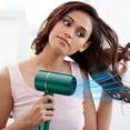 thumbnail image 3 of KeirineCC Mini Hair Dryer, High Speed Hair Dryer, Blow Dryer with Nozzle for Women Hair Ionic Hair Dryer, Low Noise Negative Ionic Blow Dryer for Home Travel - Green, 3 of 3