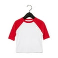 thumbnail image 2 of Bella + Canvas Youths 3/4 Sleeve Baseball T-Shirt, 2 of 6