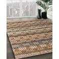 thumbnail image 2 of Ahgly Company Indoor Round Abstract Brown Abstract Area Rugs, 8' Round, 2 of 6
