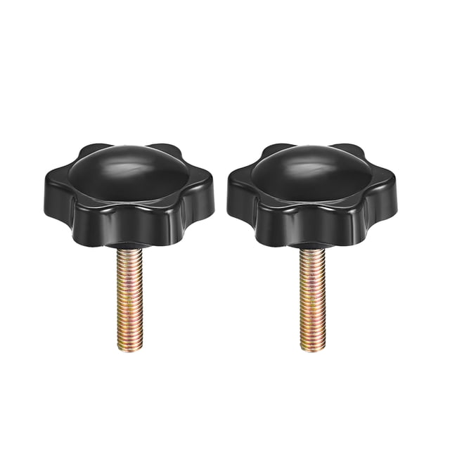 Unique Bargains Poignée de Serrage Boutons à Vis Poignée Bouton Étoile M5 x Filetage Mâle 25mm