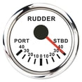 thumbnail image 1 of 52mm Rudder Angle Indicator Gauge 0-190 ohm Sail boat Rudder Angle Meter With Mating Sensor Red Backlight 12V 24V, 1 of 7