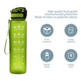 thumbnail image 3 of 32 oz Motivational Water Bottle Large Capacity Sports Water Bottle with Time Marker and Safe Lock High Temperature Resistance Leakproof BPA Free Reusable Flip Top Water Bottle, 3 of 7