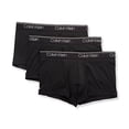 thumbnail image 2 of Men’s Calvin Klein 3-Pack Microfiber Stretch Low-Rise Trunks Color: Black Size: XL, 2 of 4