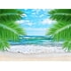 thumbnail image 3 of Cuadros en lienzo con paisajes de playa y vistas al mar, imágenes de árboles de coco, palmeras tropicales, pósteres de arte de pared para decoración del hogar, 3 of 5