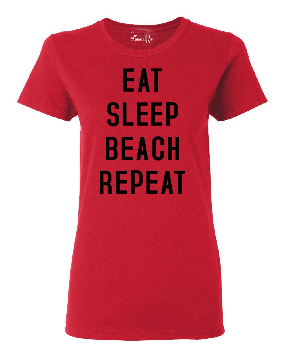 Custom Apparel R Us Eat Sleep Hike Repeat Mens Short Sleeve