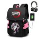 thumbnail image 1 of AG Demon Slayer Kamado Tanjirou Mochila Antirrobo Escolar Estudiante Tela Oxford Resistente Al Desgaste Bolso De Los Hombres, 1 of 4