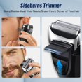 thumbnail image 3 of Electric Razor for Men Foil Electric Shavers for Men Face Electric Razors for Shaving Face Men’s Electric Shavers Cordless Rechargeable Beard Shaver Waterproof LED Display Wet Dry Use b, 3 of 5